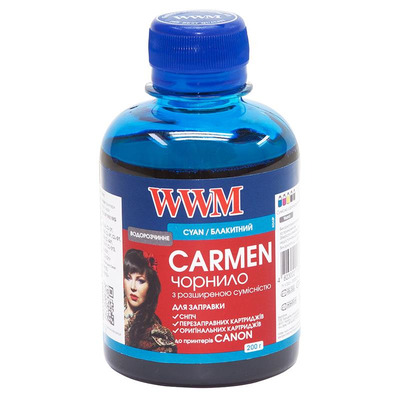 Чернила WWM CANON Universal Carmen (Cyan) (CU/C) 200г