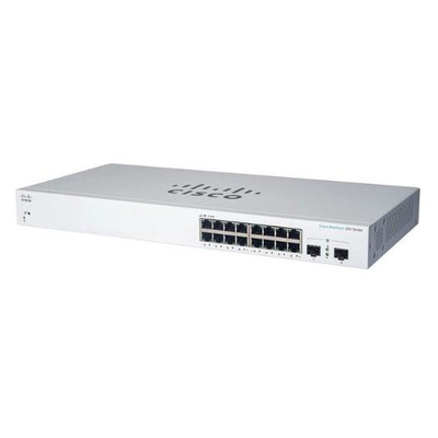 Комутатор Cisco CBS220 16хGE, 2x1G SFP, Smart