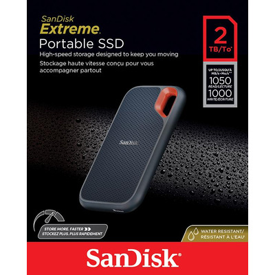 Накопичувач зовнішній SSD 2.5" USB 2TB SanDisk Extreme Portable E61 (SDSSDE61-2T00-G25)