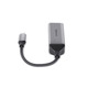 Адаптер REAL-EL CE-150 USB Type-C - RJ45 (M/F), 0.1 м, Black (EL123110004)