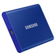 Накопичувач зовнішній SSD 2.5" USB 1.0TB Samsung T7 Indigo Blue (MU-PC1T0H/WW)