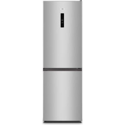 Холодильник Gorenje з нижн. мороз., 185х60х60см, 2 дв., Х- 207л, М- 93л, A+, NoFrost Plus, Fresh zone, дисплей, сірий