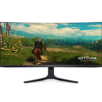 Монітор DELL 34" AW3423DWF HDMI, 2xDP, USB3.2, Audio, QD-OLED, 3440x1440, 21:9, 165Hz, 0.1ms, sRGB 149%, Delta E<2, CURVED, FreeSync, HAS, HDR400