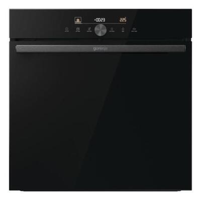 Духова шафа Gorenje електрична, 77л, A+, пара, дисплей, IconTouch, чорний