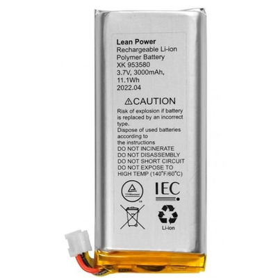 Акумулятор для Ajax Hub 2 Plus, Rex 2, 3,7V, 3000mAh, 11.1Wh