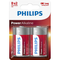 Батарейка Philips Power Alkaline D BLI 2 (LR20P2B/10)