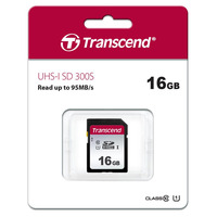 Карта пам`яті Transcend SDHC 16GB C10 UHS-I U1 R95/W45 MB/s (TS16GSDC300S)