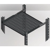 MIRSAN Полка регулируемая 19" 1U 450-540, RAL 7035