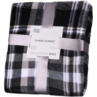 Плед Ardesto Flannel 200х220см сіра клітка (ART0102PB)