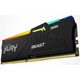 Пам'ять ПК Kingston DDR5 16GB 5600 Beast Black RGB (KF556C36BBEA-16)