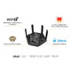 ASUS Маршрутизатор RT-AXE7800 Wi-Fi 6E 3xGE LAN 1xGE WAN 1x2.5GE LAN/WAN 1xUSB3.2 MU-MIMO OFDMA MESH gaming