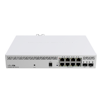 Комутатор 8 портів керований MikroTik CSS610-8P-2S+IN PoE