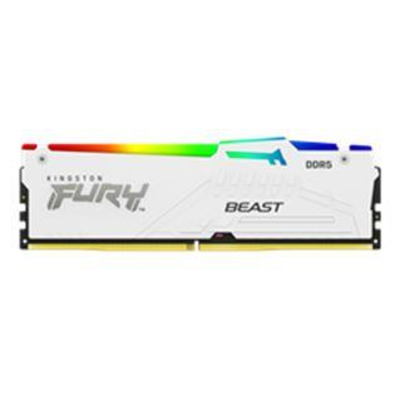 Пам'ять ПК Kingston DDR5 32GB 6000 FURY Beast White RGB EXPO