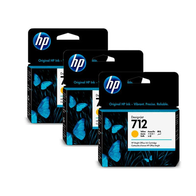 Картридж HP 712 DesignJet T230/T630 Yellow 3-Pack 29-ml