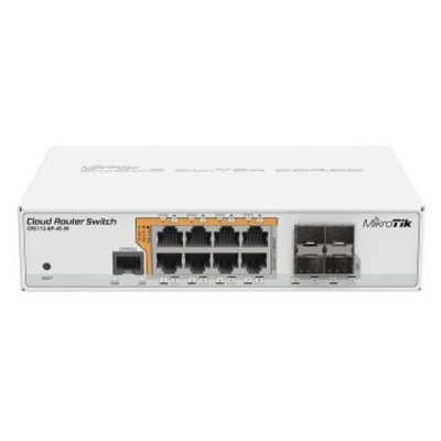 MikroTik CRS112-8P-4S-IN 8-портовий керований PoE комутатор