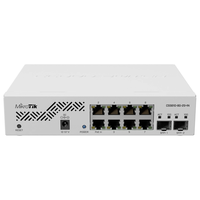 Комутатор 8 портів керований MikroTik CSS610-8G-2S+IN