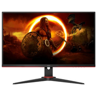 Монiтор TFT 27" AOC 27G2SPAE/BK, FHD, IPS, 165Гц, 1 мс, D-Sub, HDMI, DP, колонки, чорний з червоним