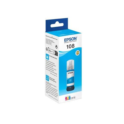 Контейнер c чернилами Epson 108 EcoTank L8050/L18050 cyan