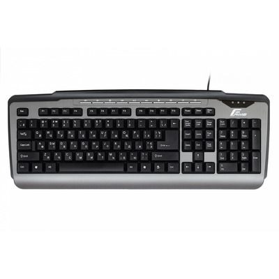 Клавиатура Frime Classic Keyboard Black-Silver USB (FKBB0323)