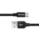 Кабель ColorWay USB-Type-C 2.4А, 0.25м, Black (CW-CBUC048-BK)