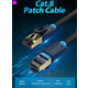 Патч-корд Vention CAT 8 SFTP Ethernet, 1 m, Black (IKABF)