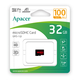 Карта пам`ятi MicroSDHC 32GB UHS-I Class 10 Apacer (AP32GMCSH10UB-RA)