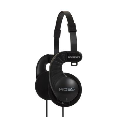 Навушники On-Ear Koss Sporta Pro, 3.5 mini-jack, 1.2м, Чорний