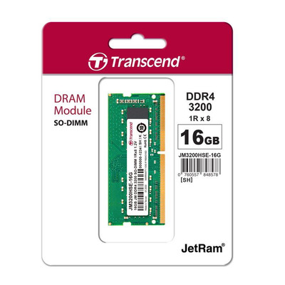 Пам'ять ноутбука Transcend DDR4 16GB 3200