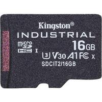 Карта памяти MicroSDHC 16GB UHS-I/U3 Class 10 Kingston Industrial (SDCIT2/16GBSP)