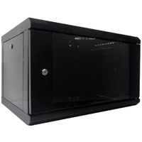 Шафа комутаційна настінна 6U 600x500 Hypernet WMNC-500-6U-FLAT-BLACK