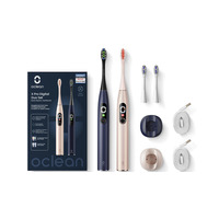 Розумна зубна електрощітка Oclean X Pro Digital Duo Set Dark Blue + Golden (6970810554274)