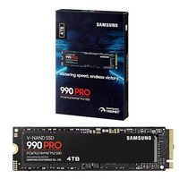 Накопитель SSD  4ТB Samsung 990 PRO M.2 2280 PCIe 4.0 x4 NVMe V-NAND MLC (MZ-V9P4T0BW)