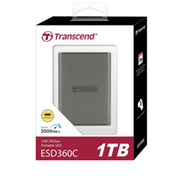 SSD накопичувач Transcend 1TB ESD360C USB Type C Silver (TS1TESD360C)