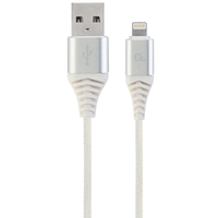 Кабель Cablexpert CC-USB2B-AMLM-1M-BW2 USB 2.0/Lightning 1м