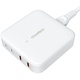 Зарядний пристрій 4xUSB 100W GaN (2хUSB-C+2хUSB-A) Desktop Charger білий Choetech