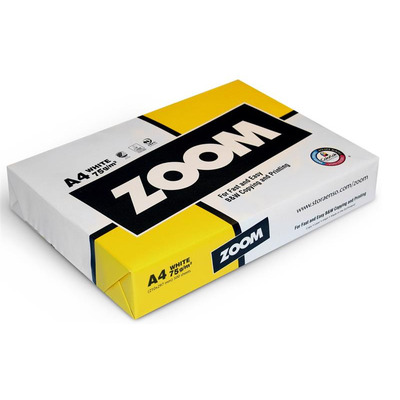 Папір Zoom 80g/m2, A4, 500арк, class C, білизна 150% CIE