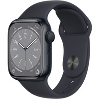 Смарт-годинник Apple Watch Series 8 GPS 41mm Midnight Aluminium Case with Midnight Sport Band - Regular (MNP53UL/A)