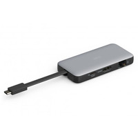 Док-станція DIGITUS USB-C, HDMI, 2xUSB-A, USB-C, SD, MicroSD, RJ54, Travel (DA-70916)