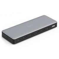 Док-станція DIGITUS USB-C > 3xHDMI/2xDP/4xUSB-A/USB-C/RJ54/DC/Audio