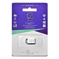 Флеш-накопитель USB 8GB T&G 107 Metal Series Silver (TG107-8G)