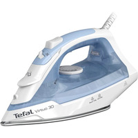 Праска Tefal Virtuo 30, 2000Вт, 240мл, паровий удар -120гр, постійна пара - 27гр, керам. підошва, біло-блакитний