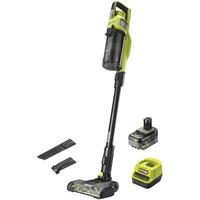 Пилосос акумуляторний Ryobi ONE+ HP RSV18X-1X40G 18В 1х4А·год 90Вт 20кПа контейнер 0.8л HEPA12 3.1кг