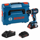 Шурупокрут-дриль акумуляторний Bosch GSB 18V-90 C 18В 2х4А·год 36·64Нм 0-630·0-2100об·хв 1.2кг