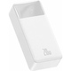 УМБ Baseus Bipow 30000mAh 20W, MicroUSB, 2xUSB,1xType-C In/Out PD,QC 3.0 White