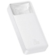 УМБ Baseus Bipow 20000mAh 20W, MicroUSB, 2xUSB,1xType-C In/Out PD3.0,QC3.0 White