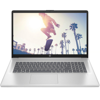 Ноутбук HP 17-cp2026ua 17.3" FHD IPS, 300n/Ryzen 5-7520U (4.3)/8Gb/SSD512Gb/Radeon/DOS/Сріблястий