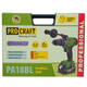 Шуруповерт Procraft PA18BL Universal Extra (2 акб)