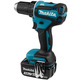 Шурупокрут-дриль акумуляторний Makita DDF485RFJ 18В 2х3А·год 27·50Нм 0-500·0-1900об·хв 1.4кг