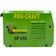 Зварювальний апарат Procraft SP295 (КЕЙС) + Маска SHP90-30 NEW + Електроди Procraft AHO36 1кг 3мм