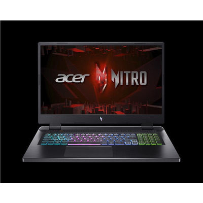 Ноутбук Acer Nitro 17 AN17-42 17.3" FHD IPS, AMD R7-8845HS, 16GB, F1TB, NVD4050-6, Lin, чорний